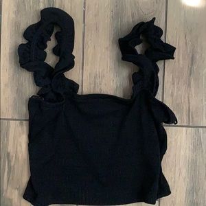 Zara lettuce trim top